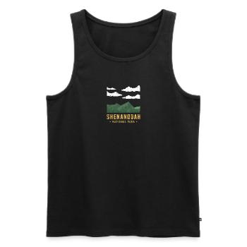 Shenandoah National Park - nature - Men's Premium Organic Tank Top - black - Front - Michal (187cm)