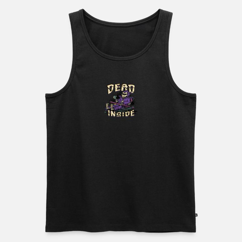 Dead Inside - Tod Halloween - Männer Premium Bio Tank Top - undefined