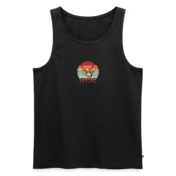 Otamatone - Otamaton - Männer Premium Bio Tank Top - Schwarz - Vorne - AI Model Male 178 light (178cm)