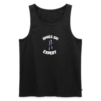 Après Ski Expert - Männer Premium Bio Tank Top - Schwarz - Vorne - Michal (187cm)