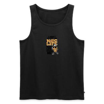 I didn't choose the nug life Nug life choose me - - Men's Premium Organic Tank Top - black - Front - Michal (187cm)