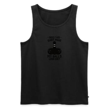 Bowling Funny Saying Bowler Dictons Cadeau - Débardeur bio Premium Homme - noir - Devant - AI Model Male 178 light (178cm)