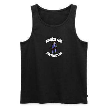 Après Ski Instructor - Männer Premium Bio Tank Top - Schwarz - Vorne - AI Model Male 178 light (178cm)