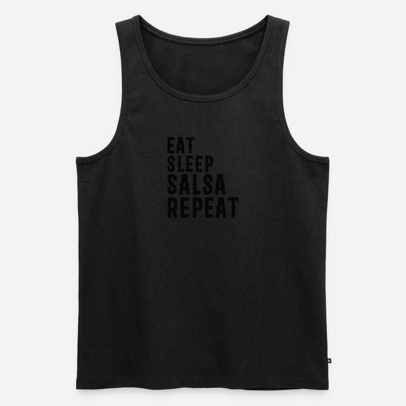 Salsa Musik Salsa Tanz - Männer Premium Bio Tank Top - undefined