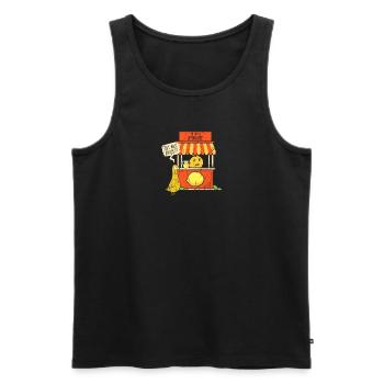 Ice fresh lemonade Got any grapes - lemonade - Men's Premium Organic Tank Top - black - Front - Michal (187cm)