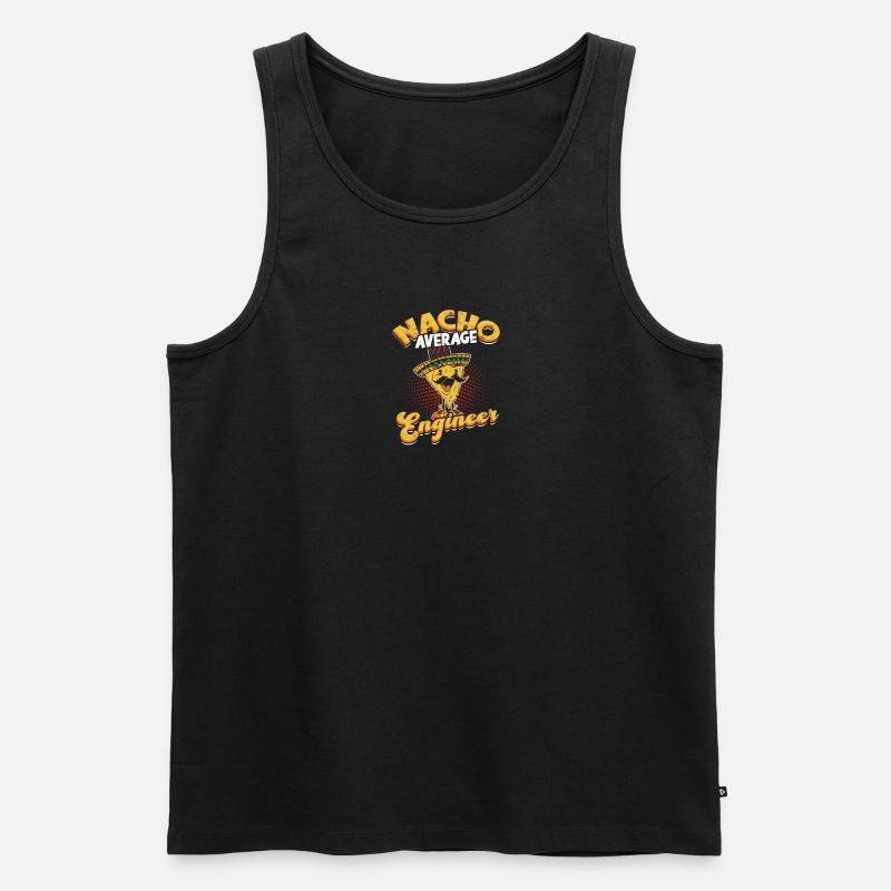 Nacho Average Engineer - nacho - Men's Premium Organic Tank Top - black