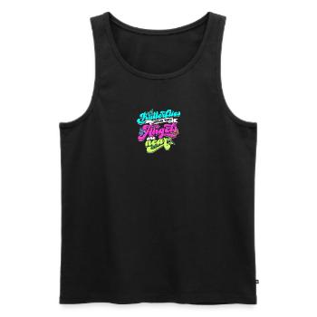 Psychedelic Research Volunteer - psychedelic - Men's Premium Organic Tank Top - black - Front - Michal (187cm)