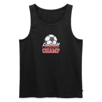 Fußballer Geschenk Fußball Geburtstag - Männer Premium Bio Tank Top - Schwarz - Vorne - AI Model Male 178 light (178cm)