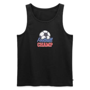 Fußballer Geschenk Fußball Geburtstag - Männer Premium Bio Tank Top - Schwarz - Vorne - AI Model Male 178 light (178cm)