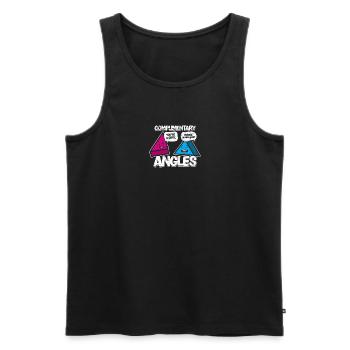 Complimentary Angles You're a cutie You're always - Men's Premium Organic Tank Top - black - Front - Michal (187cm)
