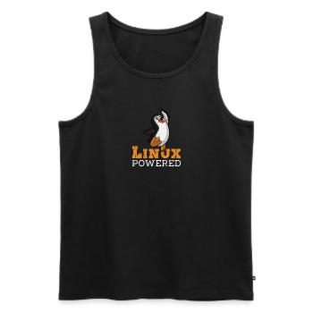 Drop a gear and disappear - motor sport - Men's Premium Organic Tank Top - black - Front - Michal (187cm)