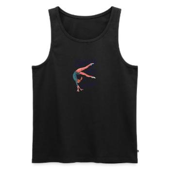 Every day I'm tumblin' - tumbling - Men's Premium Organic Tank Top - black - Front - Michal (187cm)