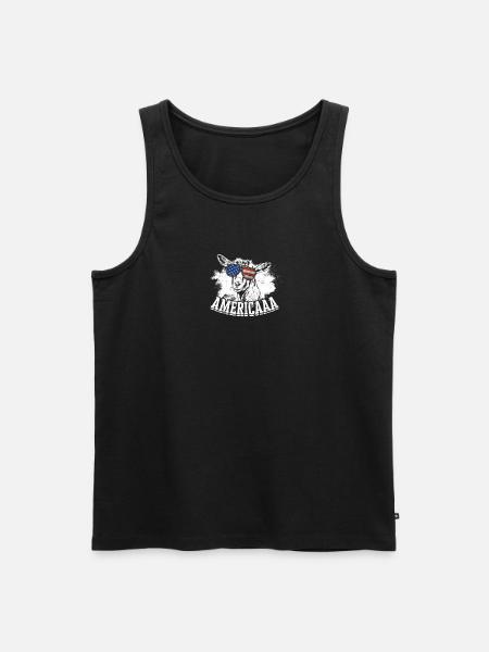 Americaaa - animal de tonte - Débardeur bio Premium Homme - noir