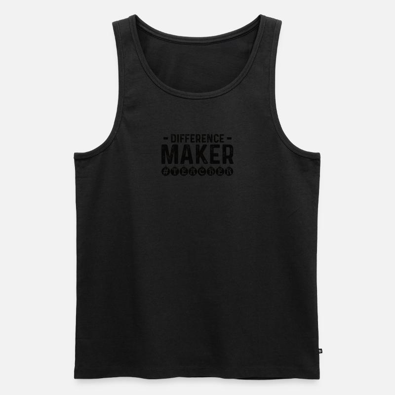 Lehrer bester Lehrer Geschenk - Männer Premium Bio Tank Top - undefined