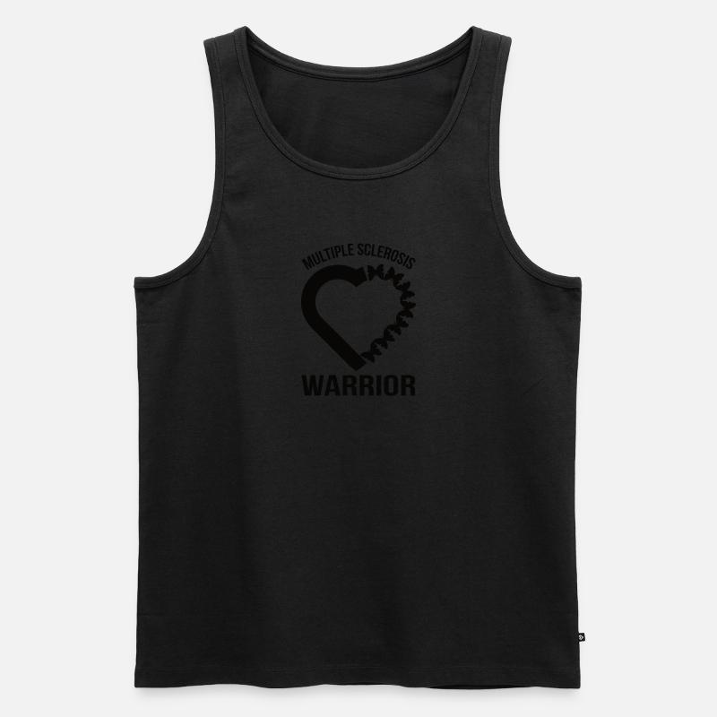 Multiple Sklerose Awareness - Männer Premium Bio Tank Top - undefined