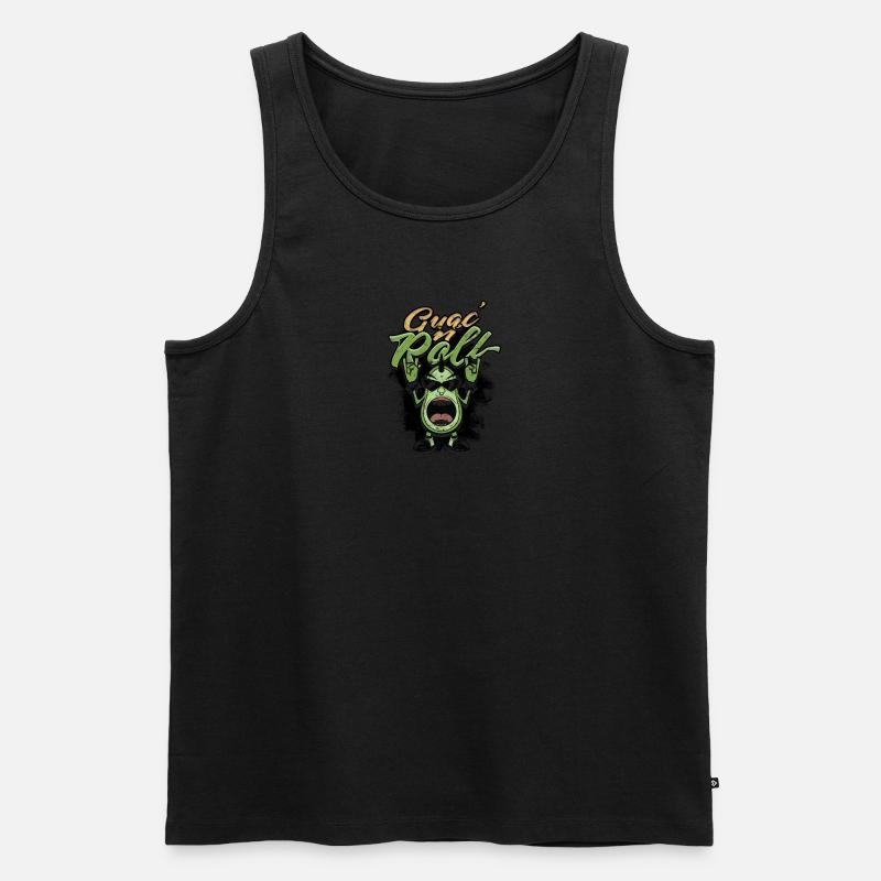 Guac 'n' roll - Avocado - Männer Premium Bio Tank Top - undefined