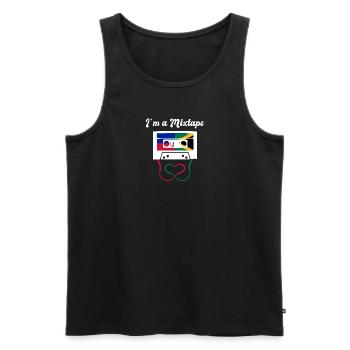 Haiti Haitian Jamaica Combination I Gift - Men's Premium Organic Tank Top - black - Front - Michal (187cm)