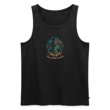 Cthulhu For President, Election 2024 Cosmic Horror - Men's Premium Organic Tank Top - black - Front - AI Model Male 178 light (178cm)