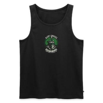 Cthulhu Ship Alert Cruises, Cosmic Horror Cthulhu - Männer Premium Bio Tank Top - Schwarz - Vorne - AI Model Male 178 light (178cm)
