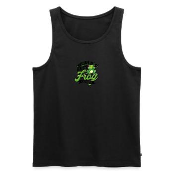 World's Best Frog Catcher - Nature - Men's Premium Organic Tank Top - black - Front - Michal (187cm)