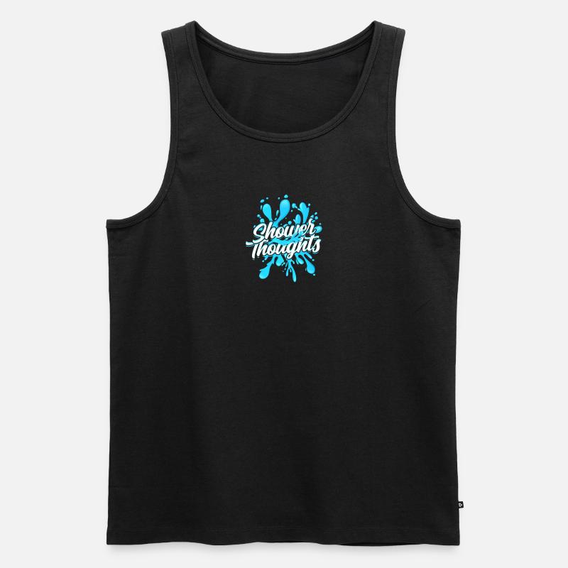 Duschgedanken - Dusche - Männer Premium Bio Tank Top - Schwarz