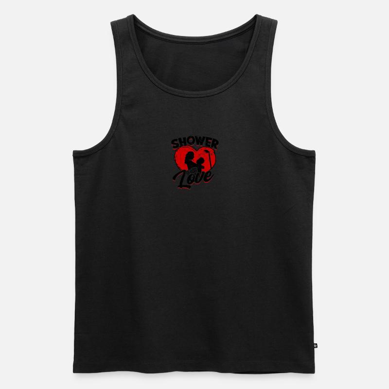 Dusche mit Liebe - Dusche - Männer Premium Bio Tank Top - undefined