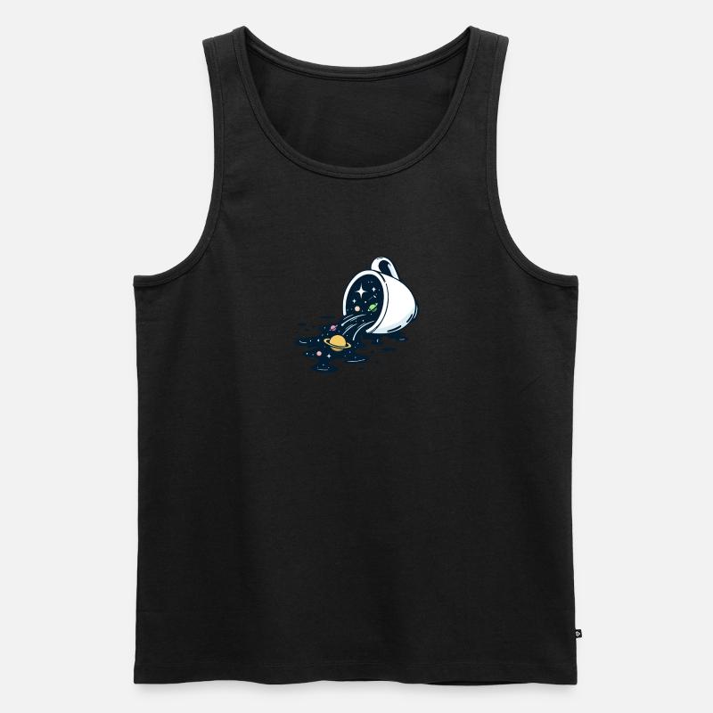 Verschüttetes Universum - Männer Premium Bio Tank Top - undefined