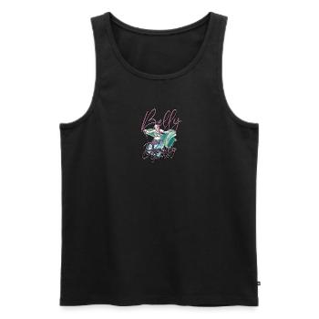Belly Dancing Goddess - Belly Dancing - Men's Premium Organic Tank Top - black - Front - Michal (187cm)