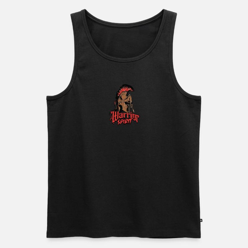 Kriegergeist - Gladiator - Männer Premium Bio Tank Top - undefined