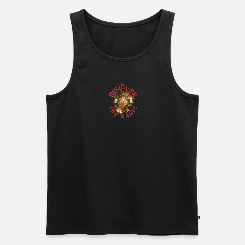 Entdecken Sie die Magie - Magic - Männer Premium Bio Tank Top - undefined