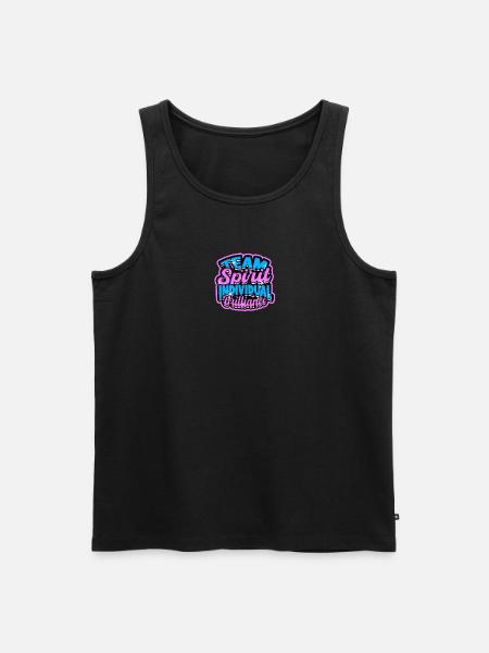 Teamgeist, individuelle Brillanz - Team - Männer Premium Bio Tank Top - Schwarz