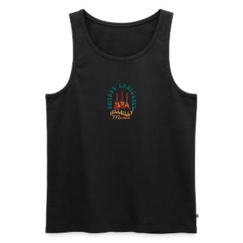 Gitarren Cadillacs Hillbilly Musik Country-Songs - Männer Premium Bio Tank Top - Schwarz - Vorne - Michal (187cm)