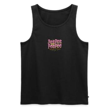 Peepee Poopoo Wee-hee - Absurdité - Débardeur bio Premium Homme - noir - Devant - AI Model Male 178 light (178cm)