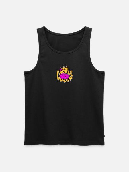 Die Farkle Queen - Spiele - Männer Premium Bio Tank Top - Schwarz