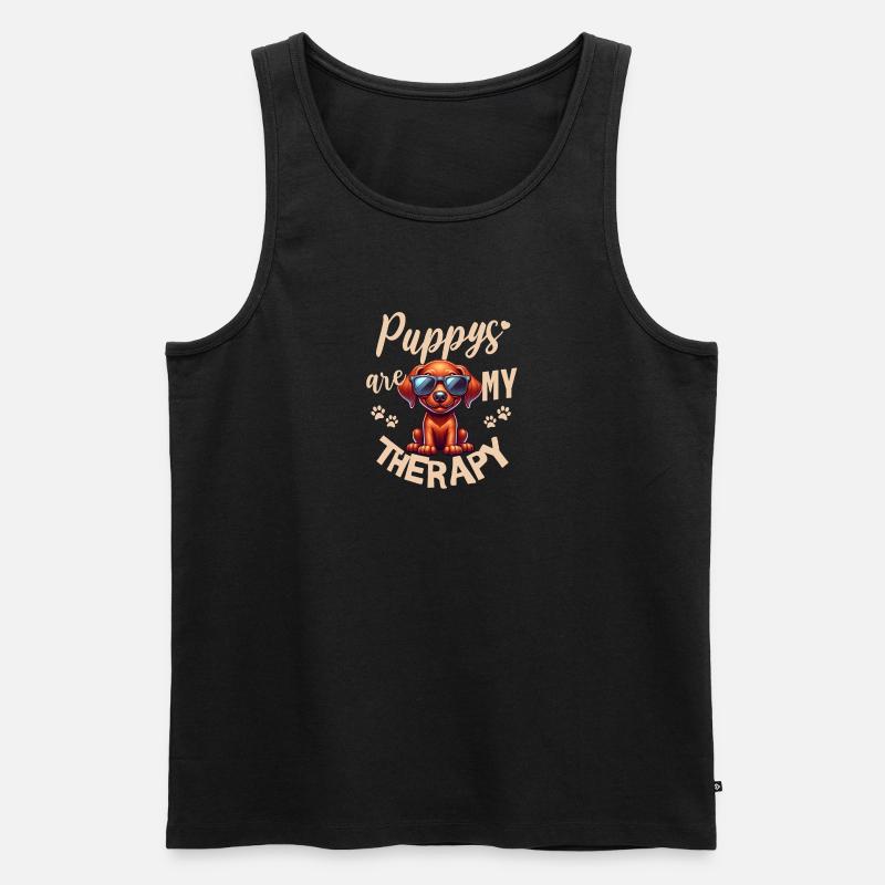Rhodesian Ridgeback Hundeliebe - Männer Premium Bio Tank Top - undefined