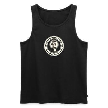 Have You Watered Your Plants Today - Men's Premium Organic Tank Top - black - Front - Michal (187cm)