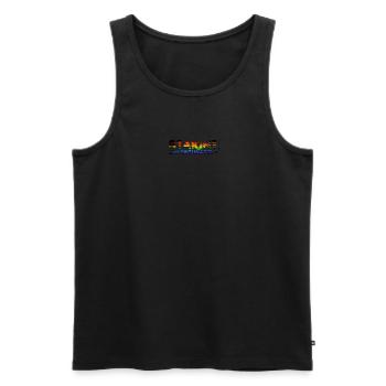 Hétéro malheureusement - Pride - Débardeur bio Premium Homme - noir - Devant - Michal (187cm)