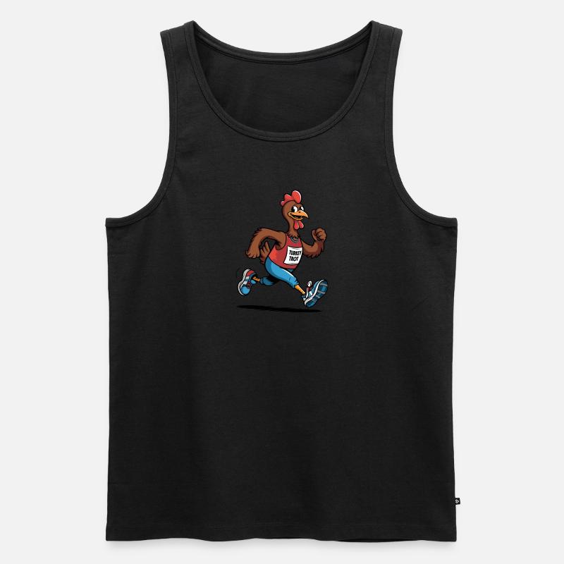 Lustiger Torkey-Trab - Männer Premium Bio Tank Top - undefined