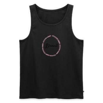 Braut - Männer Premium Bio Tank Top - Schwarz - Vorne - Michal (187cm)