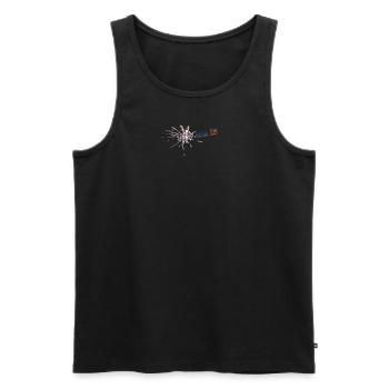 NEW AGE 23 - Männer Premium Bio Tank Top - Schwarz - Vorne - Michal (187cm)