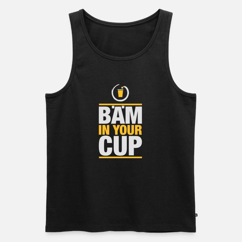 In your cup - Männer Premium Bio Tank Top - Schwarz