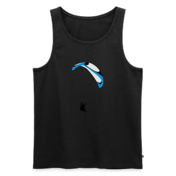 Paragliding Acro - Men's Premium Organic Tank Top - black - Front - AI Model Male 178 light (178cm)