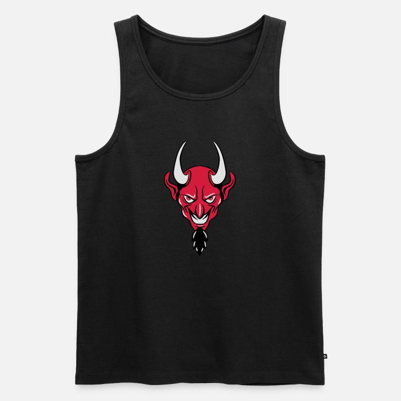 Devil evil dangerous - Men's Premium Organic Tank Top - black