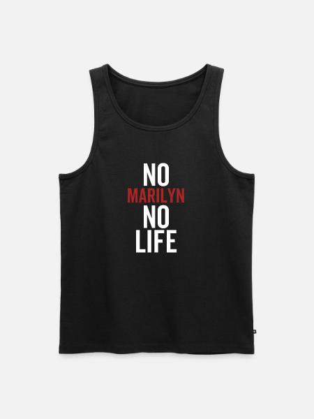 No Marilyn No Life - Men's Premium Organic Tank Top - black