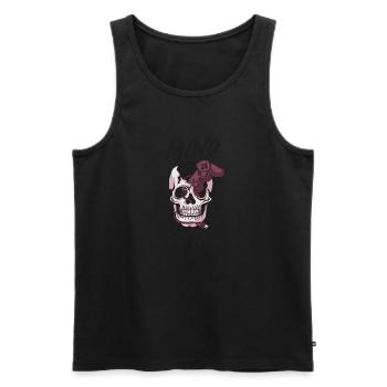 Mind Control Gaming-Design - Männer Premium Bio Tank Top - Schwarz - Vorne - AI Model Male 178 light (178cm)