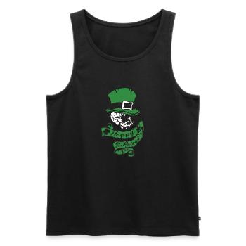 St Patrick - Débardeur bio Premium Homme - noir - Devant - Michal (187cm)