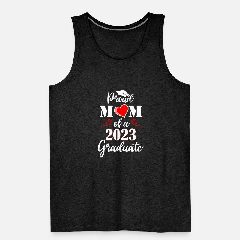 Stolze Mutter eines Absolventen der Klasse 2023 Männer Premium Bio Tank Top