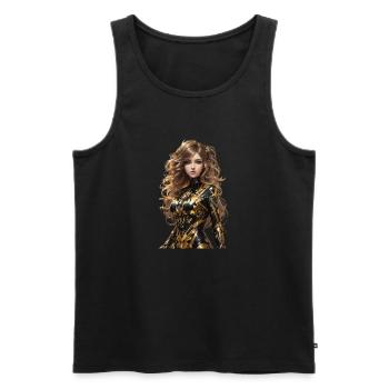 Anime - Männer Premium Bio Tank Top - Schwarz - Vorne - Michal (187cm)