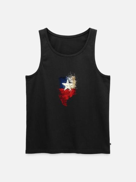 State of Texas - Men's Premium Organic Tank Top - black