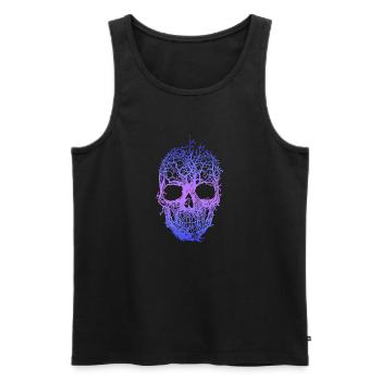 Mystisches Stammessymbol Fusion Traditionelles Ornament - Männer Premium Bio Tank Top - Schwarz - Vorne - Michal (187cm)